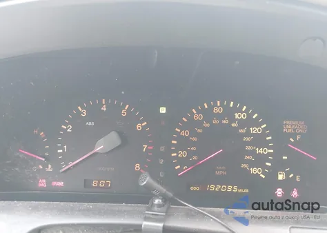 1994 Lexus Sc 300 z USA, uszkodzony, nr VIN JT8JZ31C5R0019241